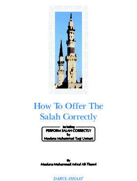 How To Offer The Salah Correctly